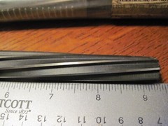 Lot of 3 &ndash; DTC Machine (Spain) #10 HSS Spiral Flute Taper Pin Reamer &ndash; Old Stock