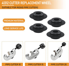 2-Pack F158 Wheel Cutter Blades #41312,For Ridgid Tubing Cutters 10, 15 & 20