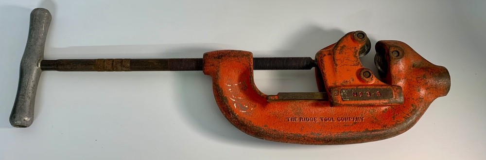 Ridgid No. 3-S 3S Heavy Duty Pipe Cutter Cuts 1&Prime;-3&Prime;