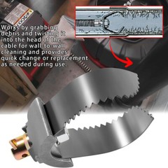 Heavy-Duty Drain Cleaning Tool w/3&Prime;C&rdquo; Blade for RIDGID K-400, 3/8&Prime;&5/8&Prime; Cables