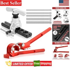 Eccentric Tubing Flaring Tool Kit 7 Dies for 3/16-3/4 Inch with 3 in 1 180 De&hellip;
