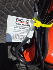 RIDGID PowerClear Drain Cleaning Machine &ndash; Red/Black