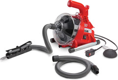 RIDGID 55808 Powerclear 120-Volt Drain Cleaning Machine Kit for Tubs, Showers, a