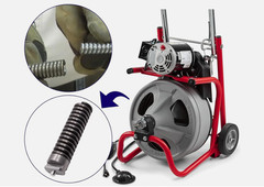 For Ridgid 91037 3/8&Prime; Drain Cleaning Repair End for Integral Wound Solid Core