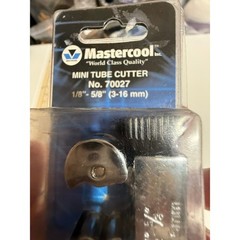 NEW Mastercool 70027 Mini Tube Cutter 1/8 to 5/8 Inch 3-16mm HVAC Plumbing Tool