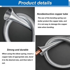 Versatile Tube Bender Set for 1/4&rdquo;, 3/8&rdquo;, 1/2&rdquo;, 5/8&rdquo;, 3/4&rdquo; Copper, Aluminum