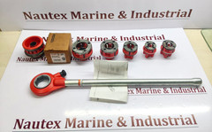 RIDGID 11-R R200 Ratchet Threader Complete Set 5 BSPT Die Heads + (1) 12-R 3/4