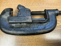 Vintage Rigid No. 2 Heavy Duty No. 1 & 2 Pipe Cutter Tool 1/8&Prime; To 2&Prime; USA 🇺🇸