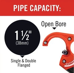 Ridgid 1-1/4 in. AND 1-1/2 in. PTEC 3000 Versatile Thin Wall Tubing Pipe Cutter
