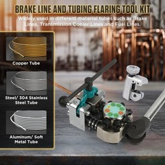 Professional Brake Line Flaring Tool Kit 45 Degree Flare, Single Flare, Bubbl&hellip;