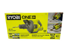 Ryobi PCL457B Cordless Drain Auger with 35 ft Cable Auto Feed TOOL ONLY M80