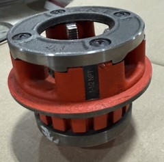 Ridgid 12R NPT 1-1/2&Prime; NPT 11-1/2 Tpi Pipe Threading Die Head 37410 NEW