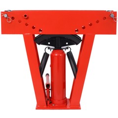 12 Ton Pipe Bender Manual Hydraulic Piping Bending Exhaust Tube Fabric w/6 Dies