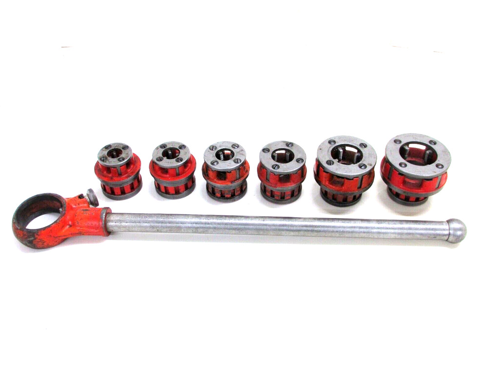 ARMSTRONG TOOLS 21-R RATCHETING PIPE THREADER SET w/ DIES, 1/4&Prime; to 1-1/4&Prime;