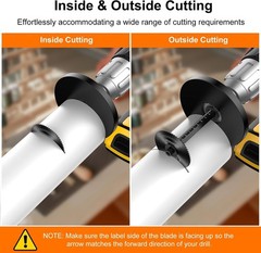 Inside Pipe Cutter for PVC Pipe, Cutter Tool Set with scale &ndash; Adjustable Dept&hellip;