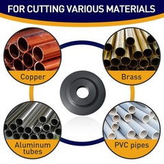 5-Pack Replacement Blades for 41317 E-3469 Tubing Cutter Spare Wheel Blade, Comp