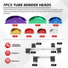 Tube Bender Kit, for 1/4-7/8 O.D. 90&deg; Forward/Reverse Bending Ratcheting Tubing