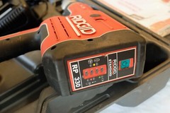 Ridgid RP330 Propress Crimper Tool w/ Case & 2 Batteries &ndash; NO DIES &ndash; RP330B