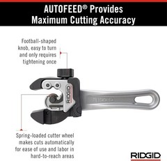 32573 Model 118 2-in-1 Close Quarters Tubing Cutter for 1/4&Prime; to 1-1/8&Prime; Copper&hellip;