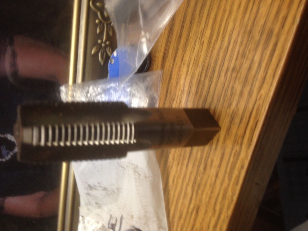 3/4-14 NPT HIGH SPEED STEEL LEFT HAND PIPE TAP