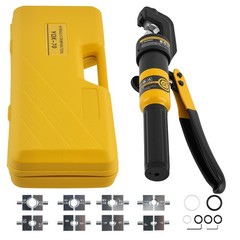 Hydraulic Crimper Crimping Tool Wire Battery Cable Lug Terminal 10 Ton