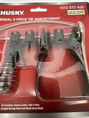 Husky 4-Piece Cutter Tips for Drain Auger 1012 570 450