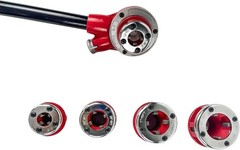 Ratchet Pipe Threader Kit Ratcheting Pipe Threading Tool Set 5 Dies