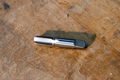 Century Drill & Tool 95202 Carbon Steel Pipe Thread Tap, 1/4-18 NPT,