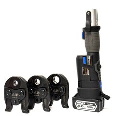 1525 Cordless Hydraulic Crimping Tool 32KN Brushless Motor for Copper Pipe