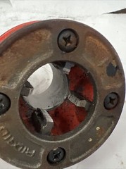 RIDGID Manual Threader Die Head 00R, For 1 in Pipe, NPT, Alloy Steel, Right Hand