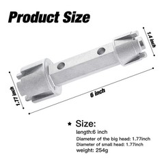 Tub Drain Remover Wrench &ndash; Use to Install and Remove Most Bath and Shower Drain
