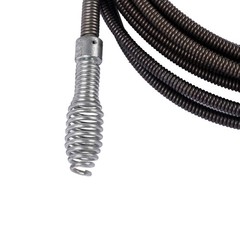 Drain Cleaning Cable with Drop Head Auger 5/16&Prime; x 25 Ft (7.6 mm x 7.6 m), Com&hellip;