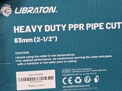 LIBRATON Heavy Duty PPR Pipe Cutter 63mm [2-1/2&Prime;] SK5 Blade, Aluminum Body &ndash; NEW