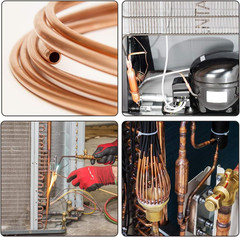 uxcell Refrigeration Tubing 1/8&Prime; OD x 5/64&Prime; ID x 6.5 Ft 1/8 Inch, Copper