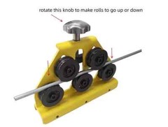 Stainless Steel Pipe Straightener Diameter 4.75-12.7MM Adjustable Copper