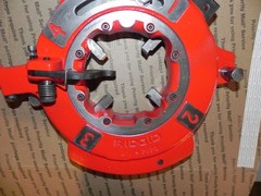 Ridgid 714 self- open die head 2-1/2 to 4&Prime; NPT die set for rigid 1224 threader