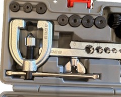ARES Double Flaring Tool Adapter Set 18019 45&deg; 1/4 5/16 3/8 1/2 in