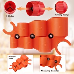 Professional Depth Gauge & Pipe Deburring Tool &ndash; Essential for Perfect Plumbing