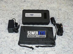 BATTERY/AC POWERED, SEWEREYE, SEWER CAMERA PIPE VIDEO INSPECTION CAMERA