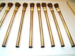 12 pieces Acid Flux Brushes 6&Prime; Long Plumbing Soder Glue Oil Grease Applications