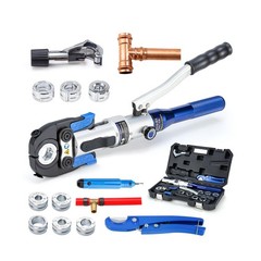 Hydraulic Copper Pipe Tube Fittings Crimping Tools with 1/2&Prime;,3/4&Prime; and 1&Prime; Dies&hellip;