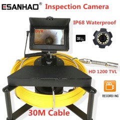 4.3&Prime; Sewer Pipe Inspection Camera 30m Sewer Industrial Endoscope Camera 16GB DVR