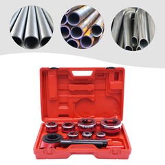 Ratchet Ratcheting Pipe Threader Kit 3/8&Prime; to 2&Prime; Dies and Portable Storage