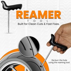 Tubeless Tire Gun Puncture Repair Kit with Mushroom Plug for Tyre Punctures a&hellip;