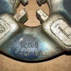 RIDGID BOLT DIE HEAD 500B Bolt with 5/8 &ndash; 11 UNC Dies