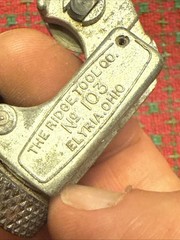 Vintage RIDGID Close Quarters Tubing Cutter 1/8 to 5/8 USA 🇺🇸 Early 103 Nice!