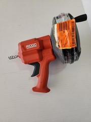 EZ SPIN RIDGID Handheld Drain Auger / Drain Snake 25ft 1/4in