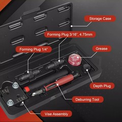 Low Profile Brake Line Single/Double Flaring Tool Kit 4.75 3/16 1/4 #33260