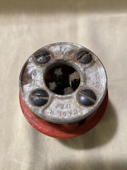 Ridgid 36875 1/8&Prime;NPT Die Head For OO-R Manual Threader Used