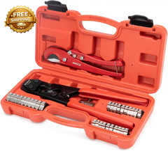 KIT-1096D PEX Clamp for 3/8 to 1 Inch PEX Cinch Clamps with 20Pcs 1/2 Inch & 10P